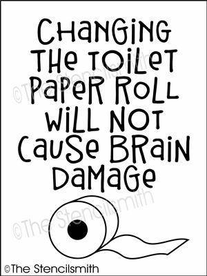 4891 - Changing the toilet paper roll - The Stencilsmith