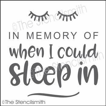 4909 - in memory of when - The Stencilsmith