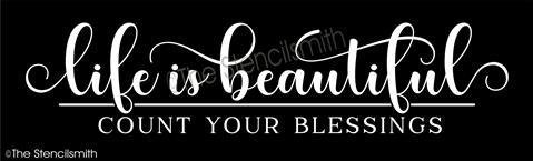 4910 - life is beautiful - The Stencilsmith