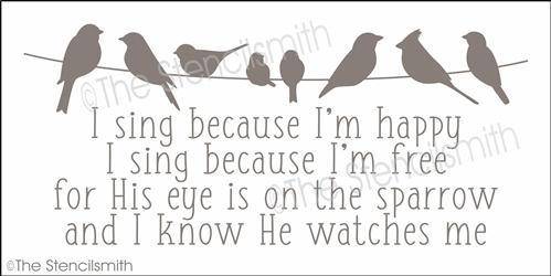 4925 - I sing because - The Stencilsmith