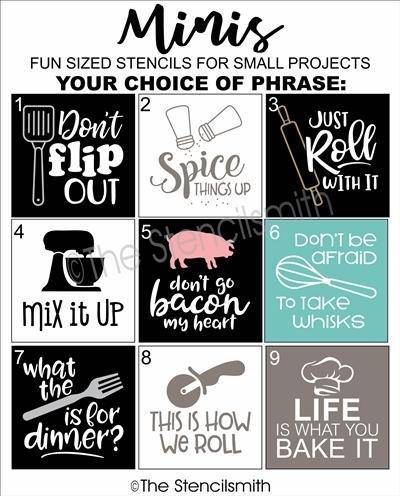 4946 - Kitchen Pun Minis - The Stencilsmith