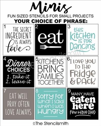 4949 - Kitchen Minis - The Stencilsmith