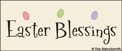 Easter Blessings - eggs - The Stencilsmith