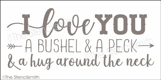 4956 - I love you a bushel - The Stencilsmith