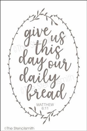 4978 - give us this day - The Stencilsmith