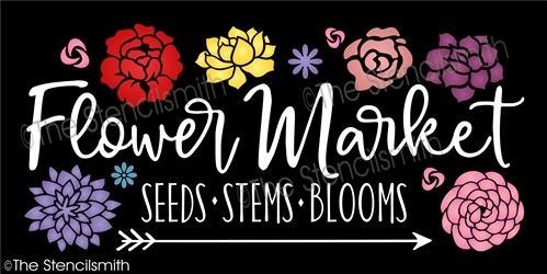 4993 - Flower Market - The Stencilsmith