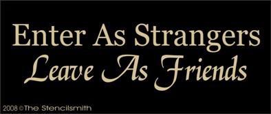 504 - Enter As Strangers Friends - The Stencilsmith