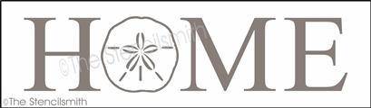 5093 - HOME (sand dollar) - The Stencilsmith