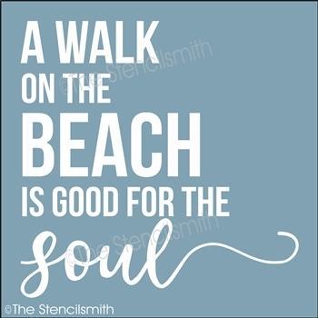5100 - A walk on the beach - The Stencilsmith