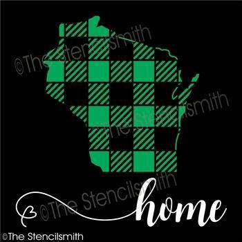 5172 - Wisconsin (plaid) - The Stencilsmith