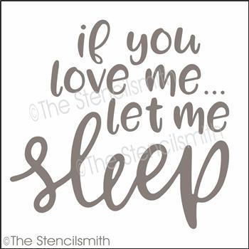 5179 - if you love me let - The Stencilsmith