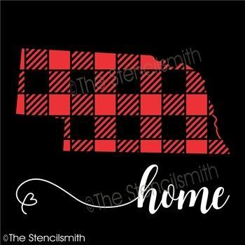 5210 - Nebraska (plaid) - The Stencilsmith