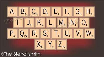 5214 - Tile Letter Set - The Stencilsmith