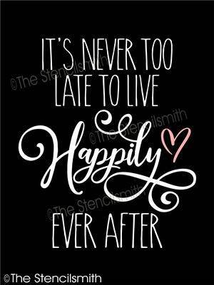 5329 - It's never too late to - The Stencilsmith