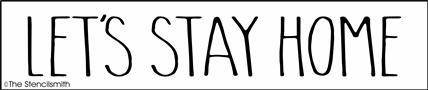 5339 - Let's stay home - The Stencilsmith
