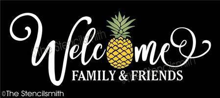 5370 - Welcome family & friends - The Stencilsmith