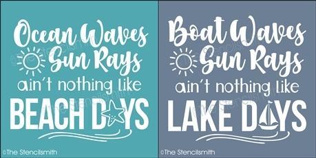 5376 - Beach Waves - The Stencilsmith