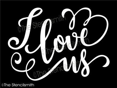 5381 - I love us - The Stencilsmith