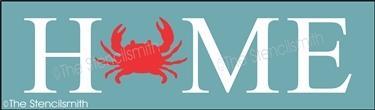 5421 - HOME (crab) - The Stencilsmith