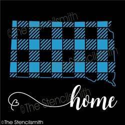 5542 - South Dakota (plaid) - The Stencilsmith