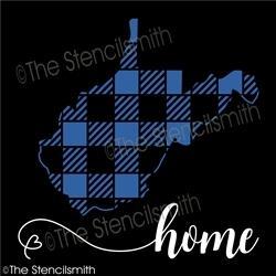 5552 - West Virginia (plaid) - The Stencilsmith