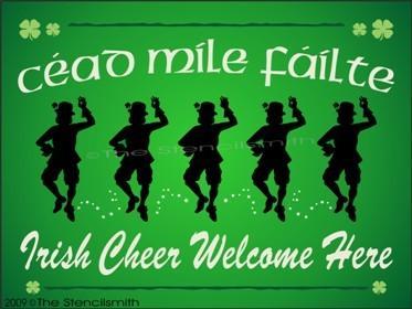 555 - IRISH Welcome - The Stencilsmith