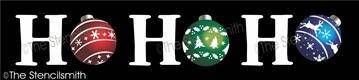 5610 - HO HO HO (ornaments) - The Stencilsmith