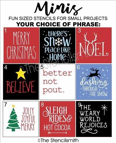 5618 - Christmas Minis - The Stencilsmith
