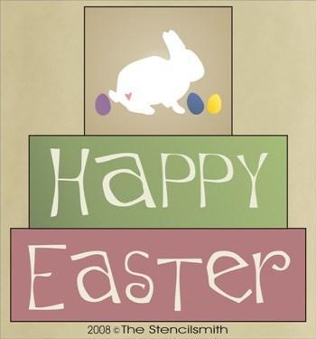 561 - Happy Easter - block set - The Stencilsmith