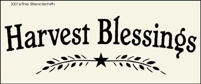 Harvest Blessings - The Stencilsmith