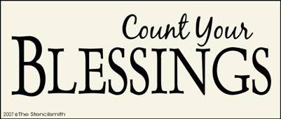 Count Your Blessings - The Stencilsmith