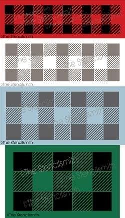 5662 - Buffalo Plaid (large checks) - The Stencilsmith