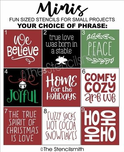 5669 - Christmas Minis - The Stencilsmith