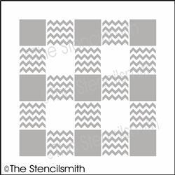 5680 - Chevron Buffalo Plaid - The Stencilsmith