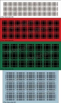 5681 - Plaid - The Stencilsmith