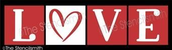 5688 - LOVE (4pc set) - The Stencilsmith
