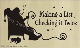 56 - Making a List... - The Stencilsmith