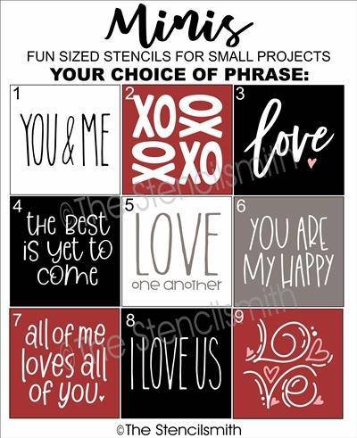 5710 - Love minis - The Stencilsmith