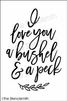 5712 - I love you a bushel & a peck - The Stencilsmith