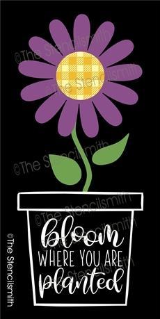5725 - bloom where you are planted - The Stencilsmith