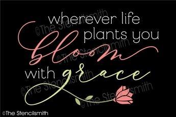 5730 - wherever life plants you - The Stencilsmith