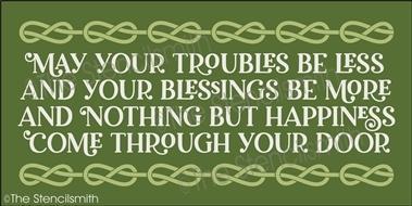 5732 - May your troubles be less - The Stencilsmith
