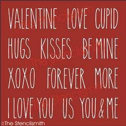 5760 - Valentine words - The Stencilsmith