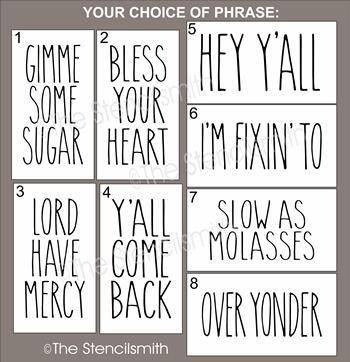 5772 - Southern Sayings - The Stencilsmith