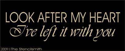 579 - Look after my heart - The Stencilsmith