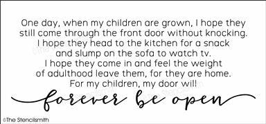 5813 - One day when my children - The Stencilsmith