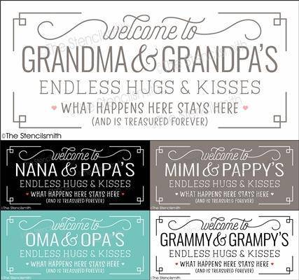 5814 - Welcome to (grandparents) - The Stencilsmith