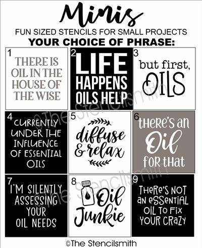 5824 - Essential Oil minis - The Stencilsmith