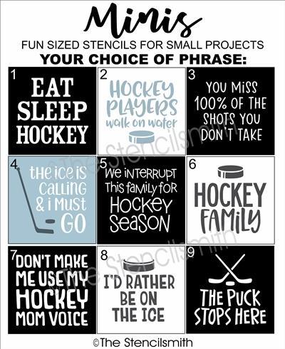 5826 - Hockey Minis - The Stencilsmith