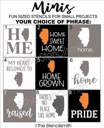 5874 - ILLINOIS Minis - The Stencilsmith